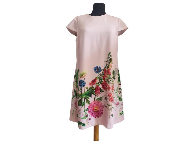 Ted Baker Dresses Pink Multiple colors Polyester Joli