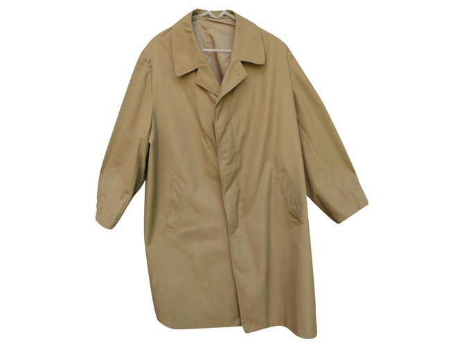 Autre Marque vintage raincoat unbranded t 56 New condition Brown Cotton Polyester  ref.315581