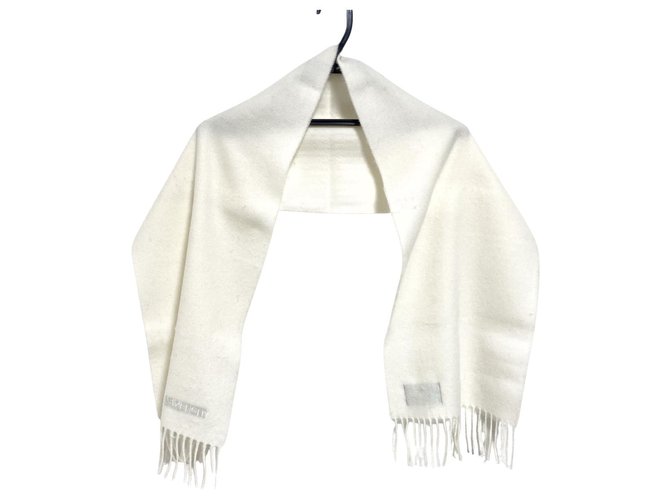 Wool And Cashmere Logo Scarf in Beige - Givenchy