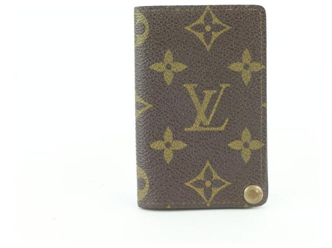 Louis Vuitton Monogram Porte Cartes Card Holder Wallet Case 53lk322s –  Bagriculture