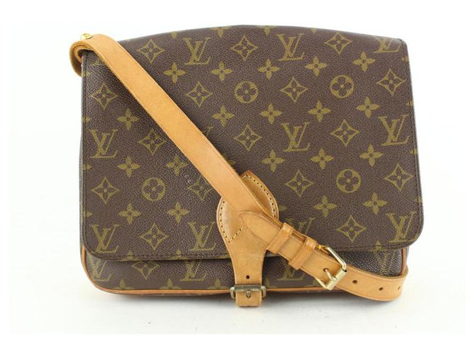 Louis Vuitton Monogram Cartouchiere GM Crossbody Flap Bag Cult Sierre Leder  ref.315911