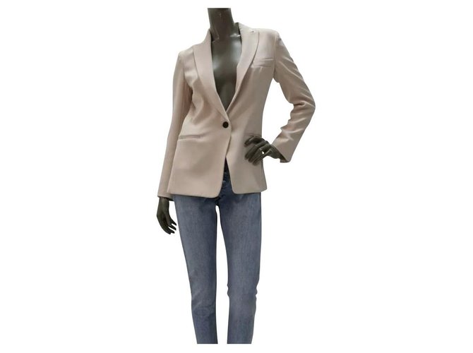 Christian Dior Dior Light Pink Blazer Jacket Sz.38 Silk  ref.316319
