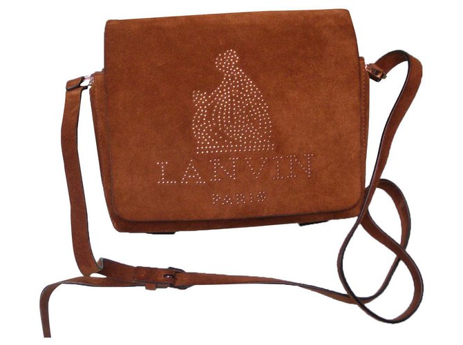 Lanvin Handbags Brown Deerskin  ref.316454