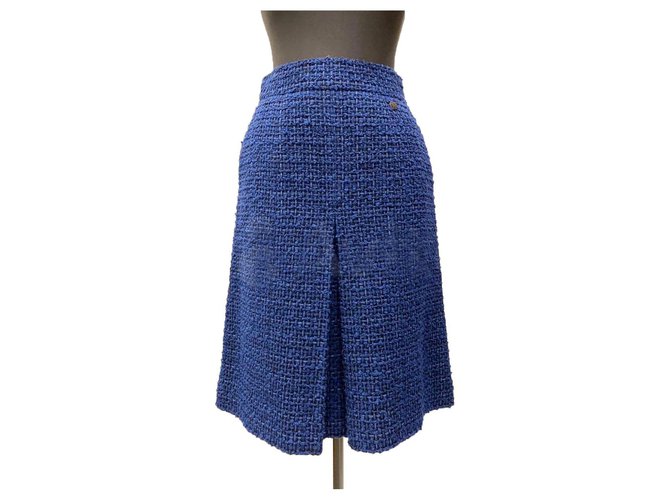 Chanel Lesage Tweed Skirt Multiple colors  ref.316456