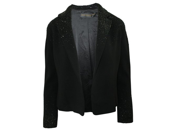 donna karan black jacket