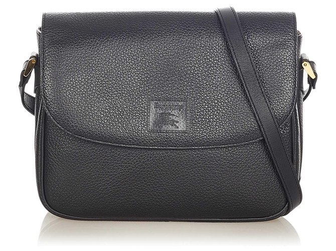 Burberry Black Leather Crossbody Bag Pony-style calfskin  ref.316819