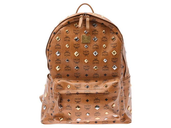 MCM Backpack Brown Cloth  ref.317010