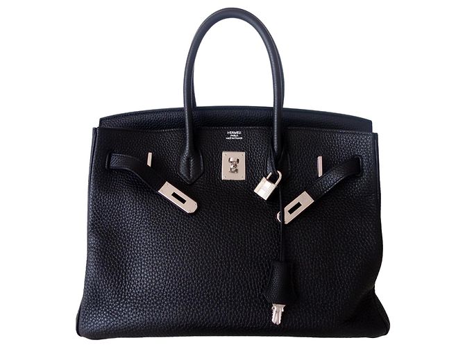 Acapulco Hermès Borsa HERMES BIRKIN 35 Noir Nero
