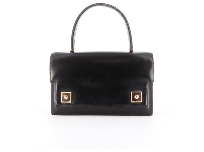 Hermès Handbags Black Leather  ref.317137