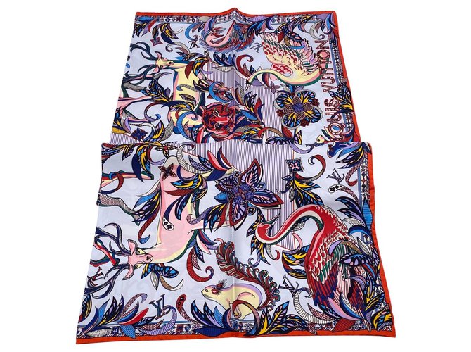 Louis Vuitton Lv Wild silk scarf Multiple colors  ref.317165