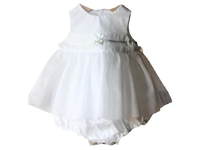Tartine et Chocolat ceremony dress White  ref.317218