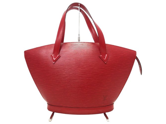 Louis Vuitton Saint Jacques Red Leather  ref.317441