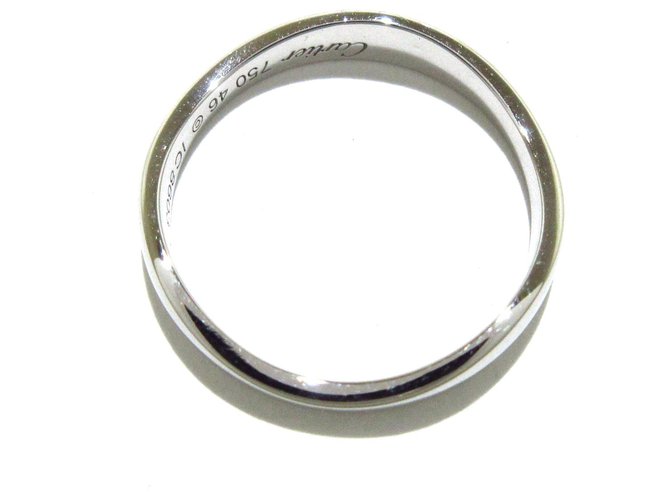 Cartier ring Silvery White gold  ref.317509