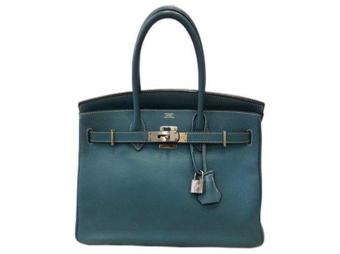 Hermes birkin light blue sale