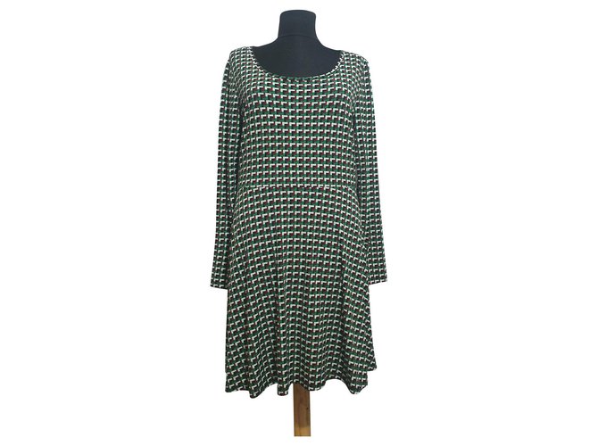 Michael Kors Dresses Multiple colors Green Polyester Elastane  ref.317778