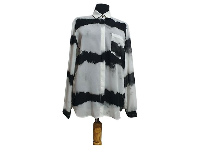 Autre Marque Rich & Royal Top Shirt Schwarz Weiß Bunt Mehrfarben