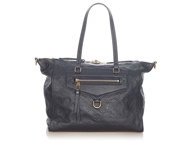 Louis Vuitton Schwarzes Monogramm Empreinte Lumineuse PM
