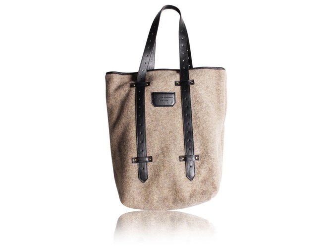 Proenza Schouler Paper Bag Tote Grey Leather  ref.318203