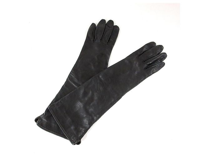 Chloé Chloe Handschuhe Schwarz Leder