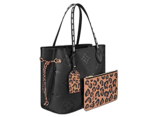 Louis Vuitton LV Neverdull Cuore selvaggio Nero Pelle