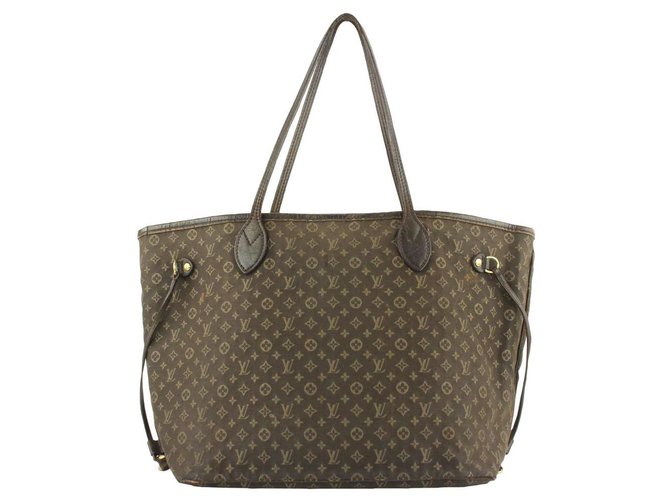 Louis Vuitton Fusain Monogram Idylle Canvas Neverfull MM Bag