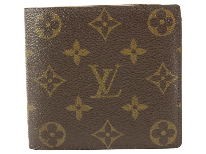 Slender Louis Vuitton Portafoglio bifold da uomo Marco Florin più sottile con monogramma