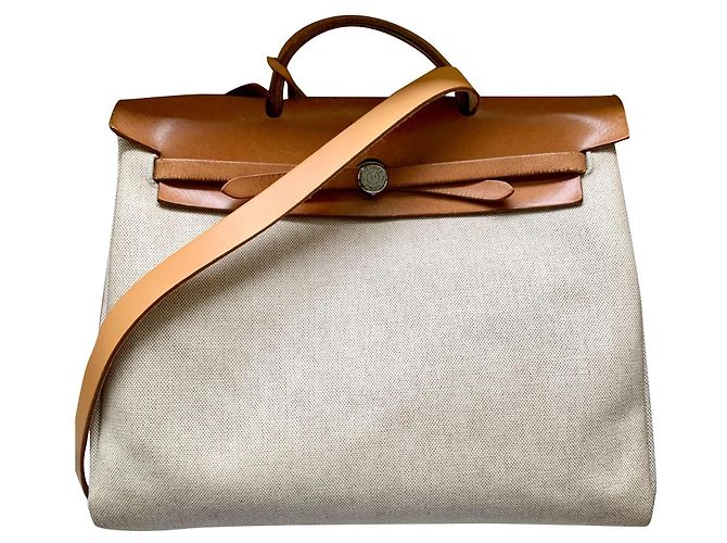 Herbag Hermès Totes Caramel