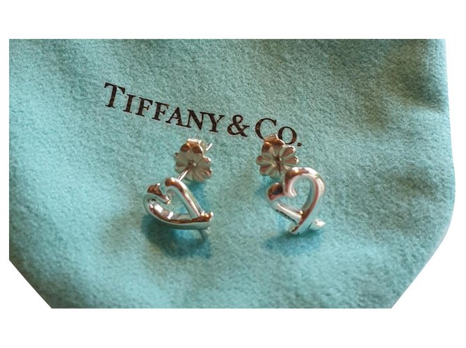 Tiffany & Co Loving Heart silver 926 Silvery  ref.319137