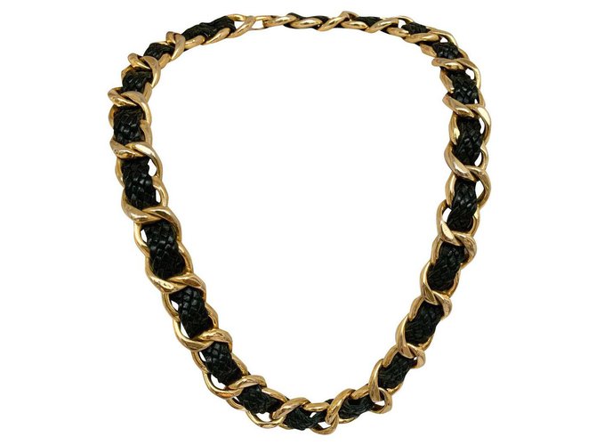 Chanel Collier Iconic 90’ Métal Bijouterie dorée  ref.319619