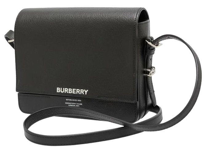 Burberry Black Grace Leather Crossbody Bag Pony-style calfskin  -  Joli Closet