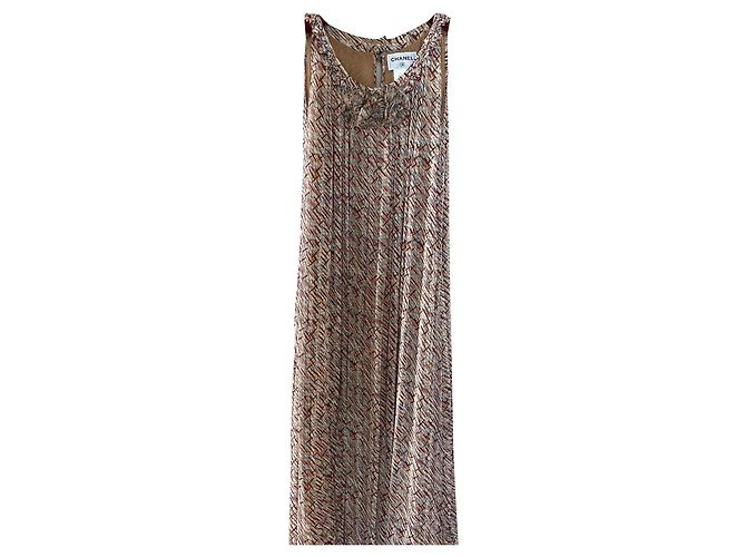 Cambon Chanel Vestido largo Chanet Multicolor