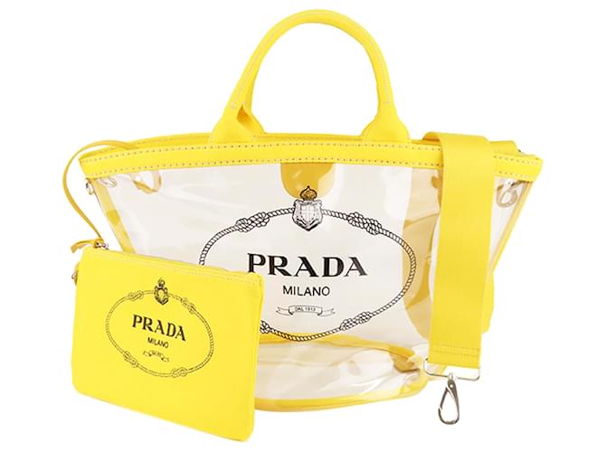 clear prada bolsa