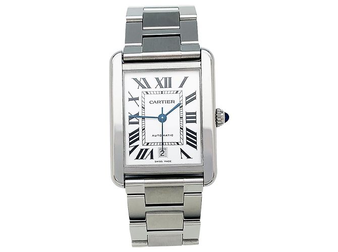 Relógio de aço Cartier "Tank Solo XL"