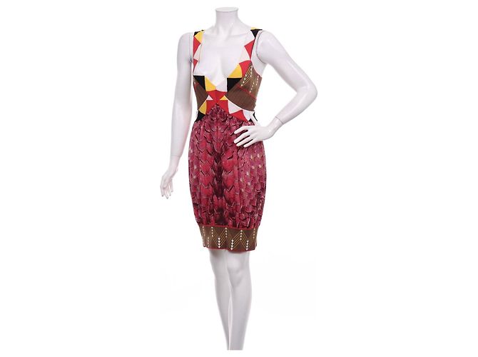 Vestido de seda Just Cavalli Multicolor Talla M