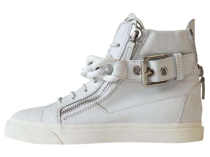Giuseppe Zanotti Sneakers White Leather ref.321015 Closet