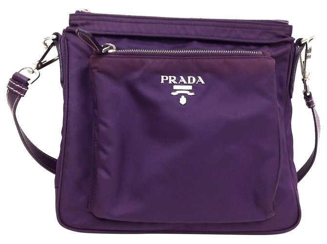 prada violet bolsa