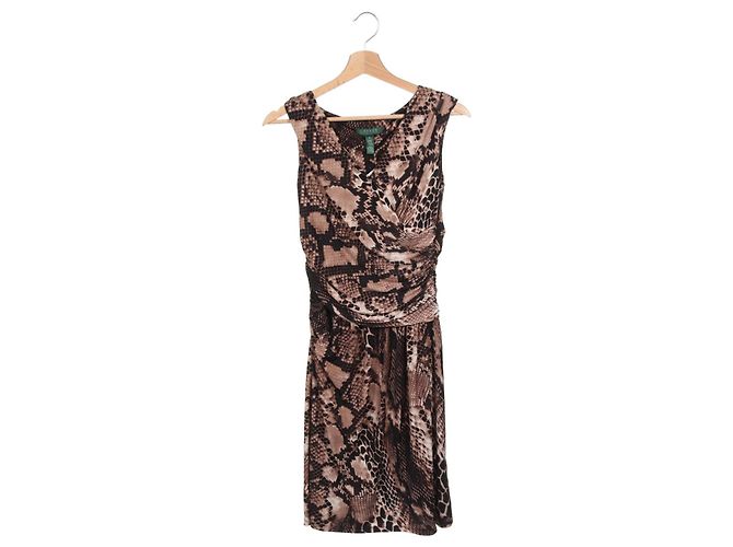 Ralph Lauren Snakeskin Print Dress Multiple colors
