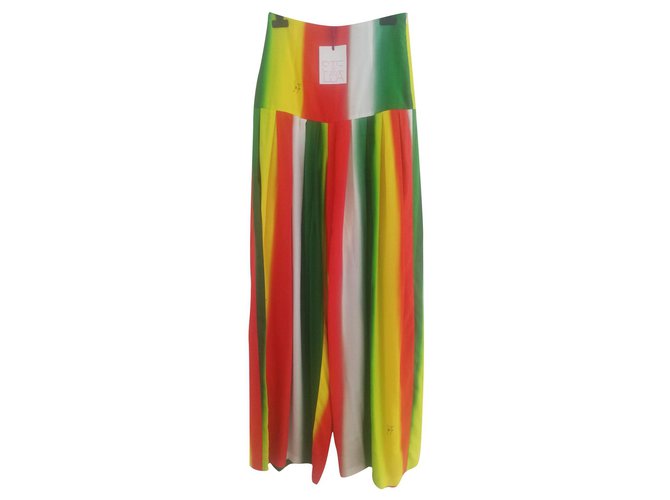 Stella Mc Cartney Un pantalon, leggings Viscose Multicolore  ref.321986
