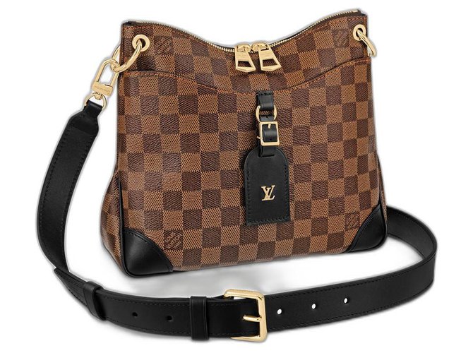 Louis Vuitton LV Odeon PM más damier Castaño Cuero  ref.322340