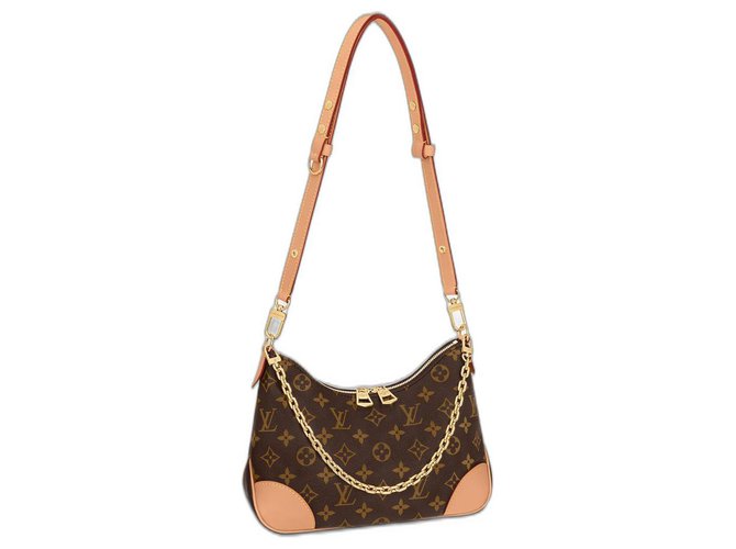 Louis Vuitton LV Boulogne handbag Brown Leather  ref.322341