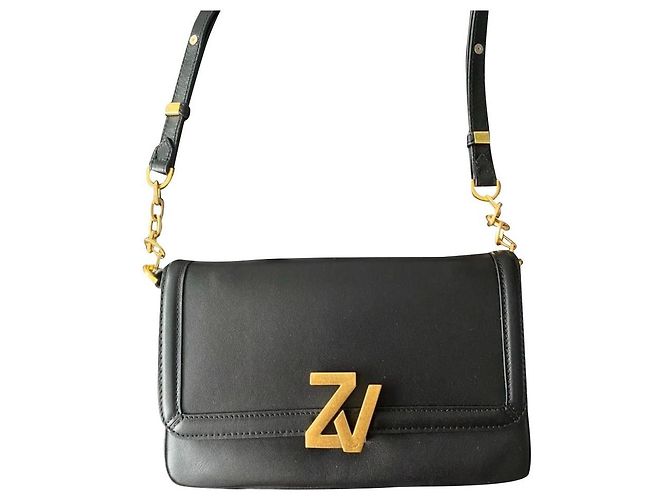 Zadig & Voltaire Zadig e Voltaire Initial La Clutch Preto