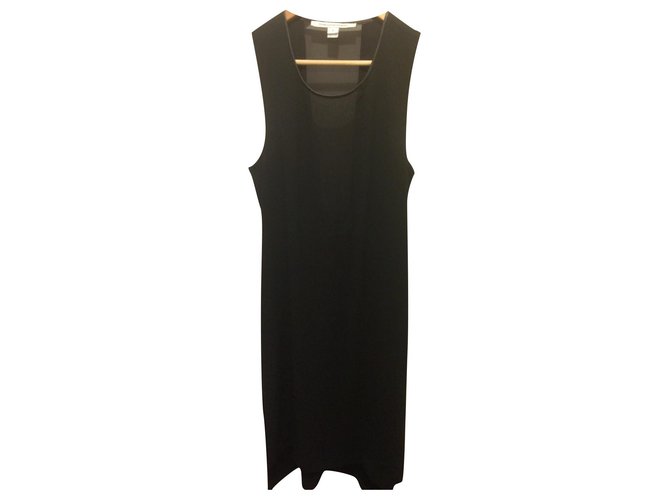 Diane Von Furstenberg DvF Meena sheer panel dress Black  ref.322539