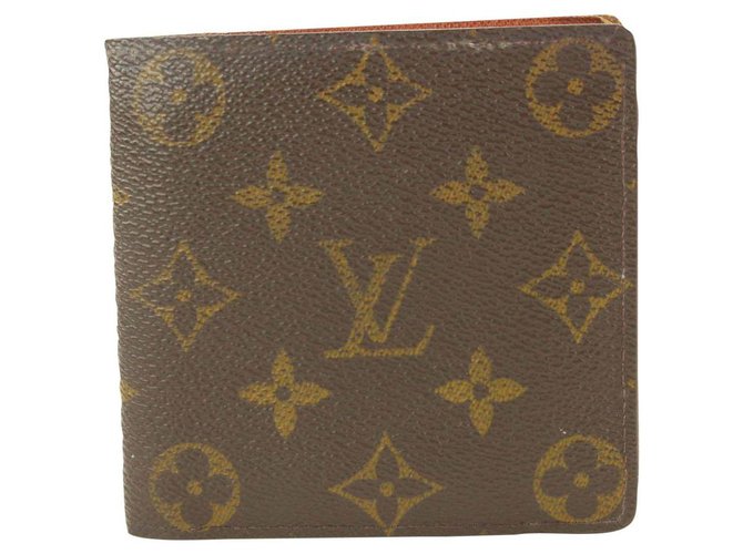 Louis Vuitton Monogram Bifold Slender Marco Florin Multiple Herren Geldbörse  ref.322554