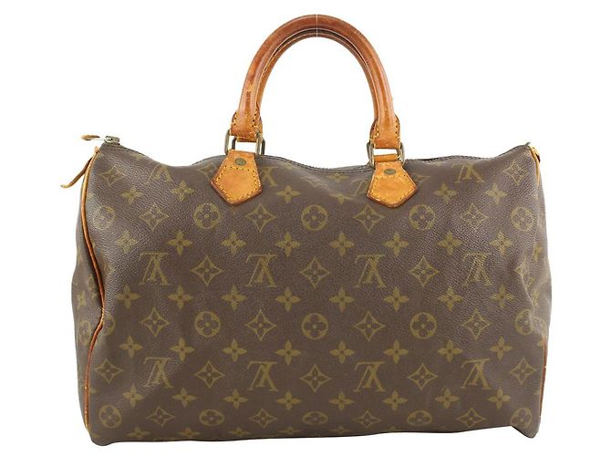 Louis Vuitton Monogram Speedy 35 Boston Bag
