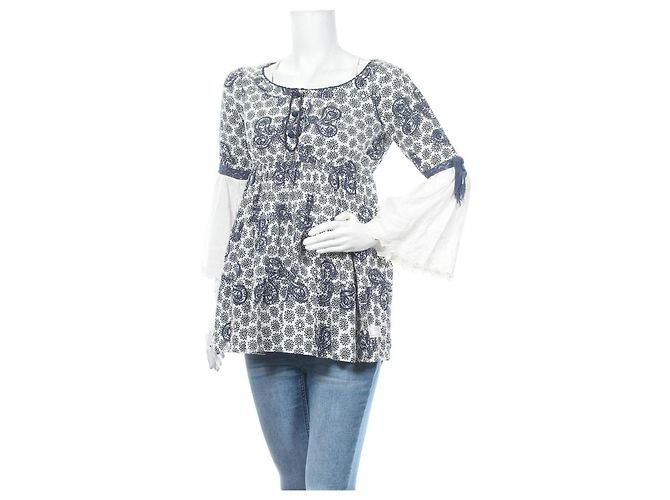 Blusa de algodón Odd Molly azul Multicolor