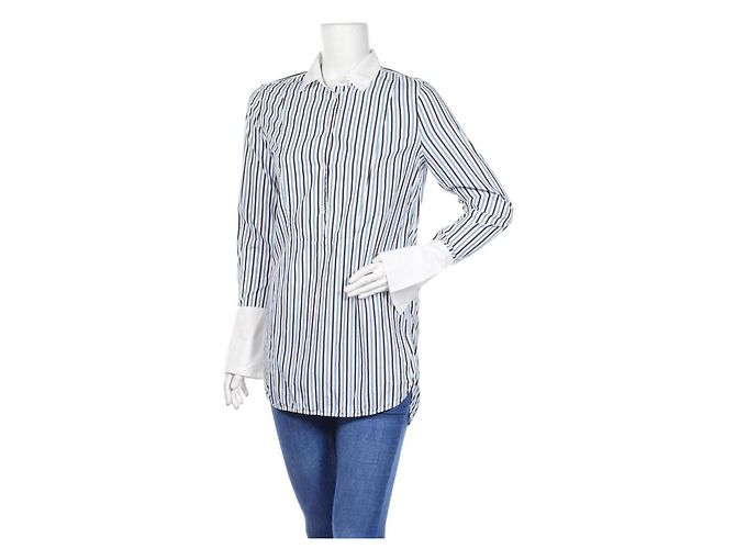 Camicetta a righe in cotone Equipment Taglia S Multicolore
