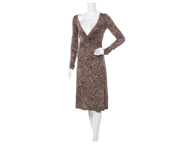 Vestido Maliparmi de Viscose e Elastano Multicor