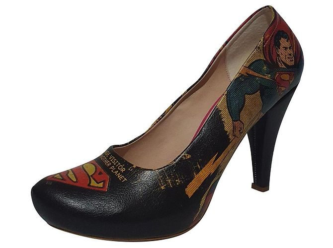 Autre Marque Dogo Heels Comix Print x Superman Mehrfarben