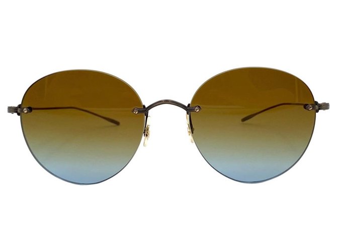 Oliver Peoples Coliena New 2021 Blue Golden Metal  - Joli Closet