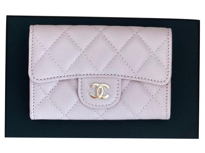 Chanel Geldbörsen Pink Leder ref.323321 - Joli Closet